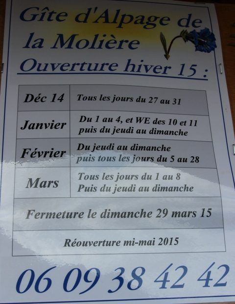 Gite de la Molière