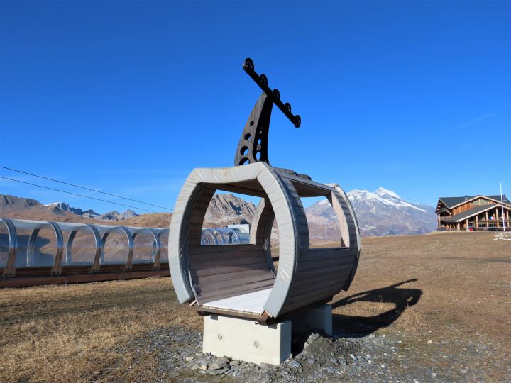 Cabine de téléphérique du Solaise