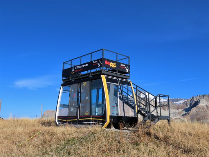 Cabine de téléphérique du Solaise