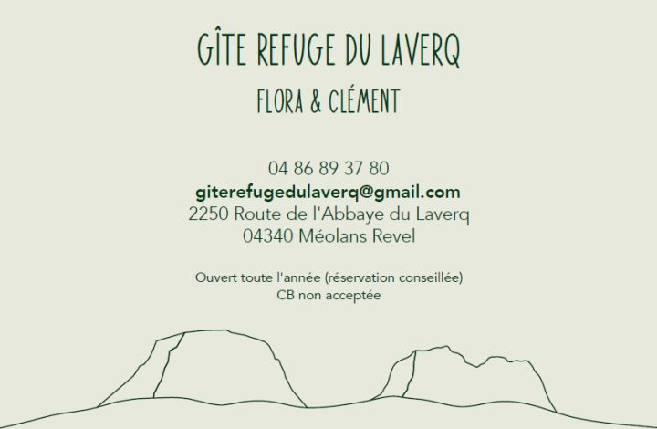 Gite refuge du Laverq