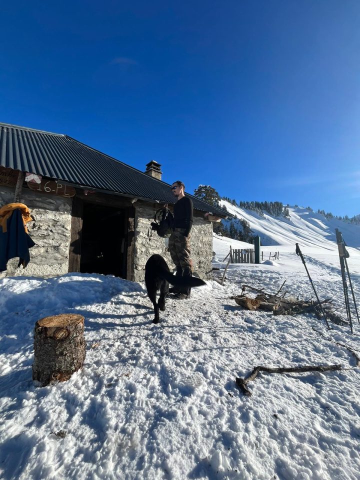 Refuge de la Combe (hiver)