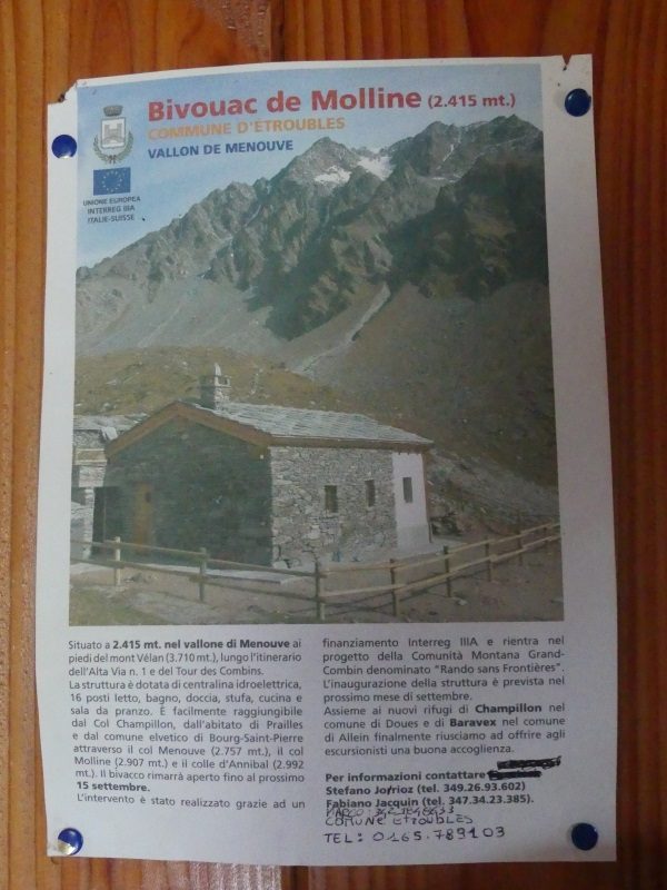 Refuge-bivouac Molline