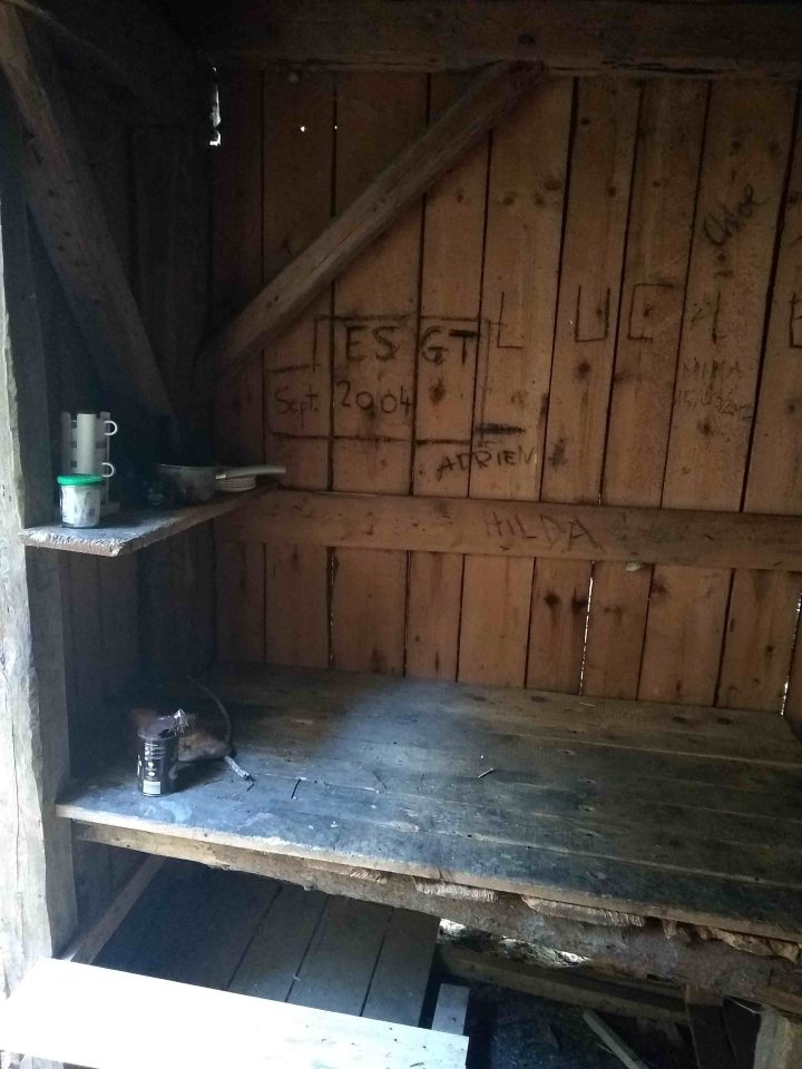 Cabane au dessus de Planfay