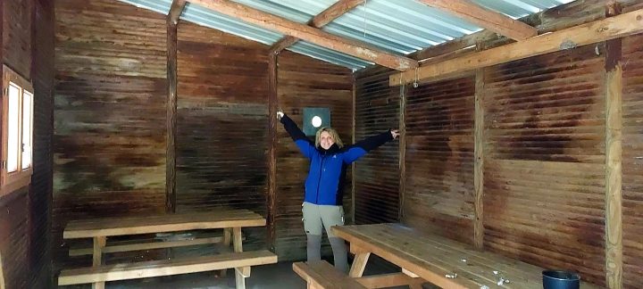 Cabane de la Hâle et le Mont