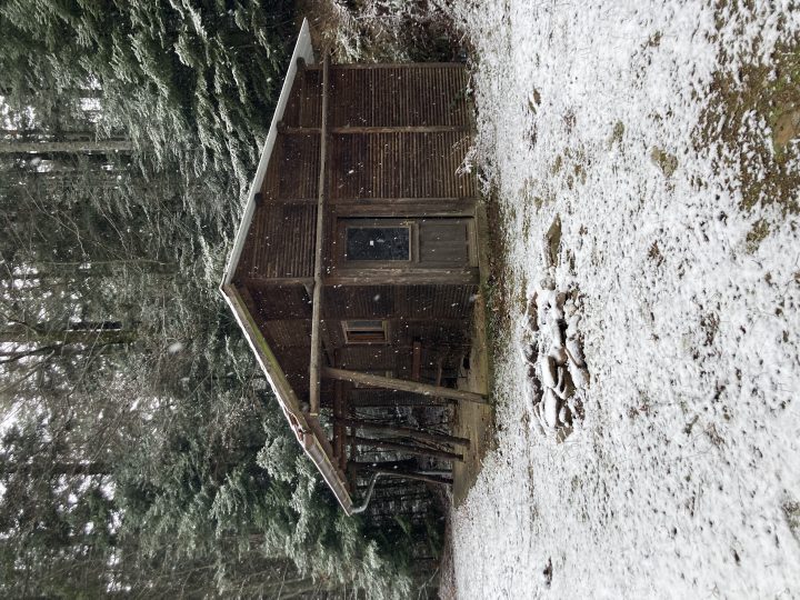 Cabane de la Hâle et le Mont