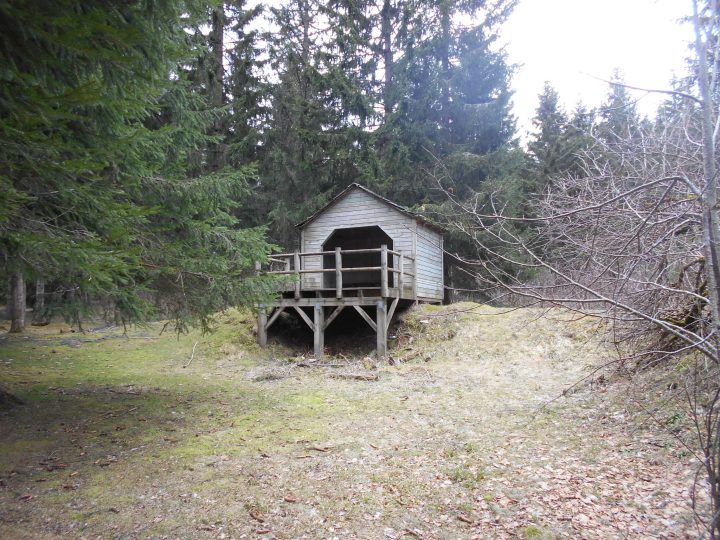Abri de l'étang de l'Auradoux