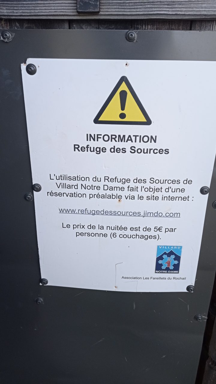 Refuge communal des Sources