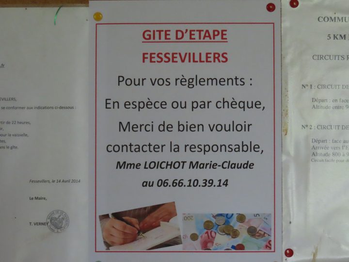 Gîte d'étape de Fessevillers