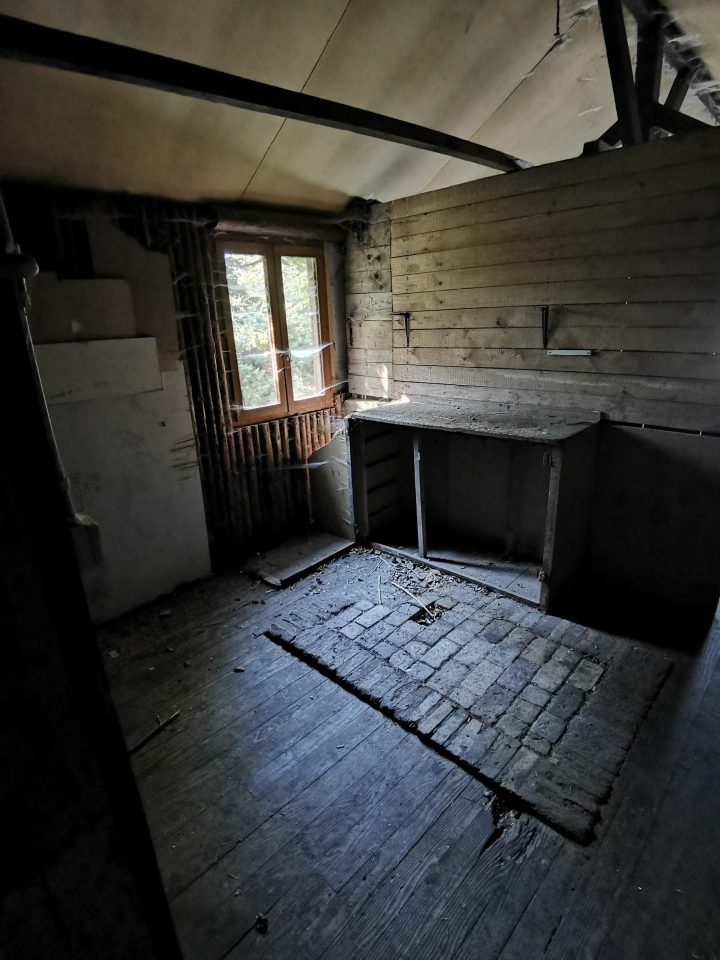Cabane de l'Ile de la Motte du lac d'Ilay