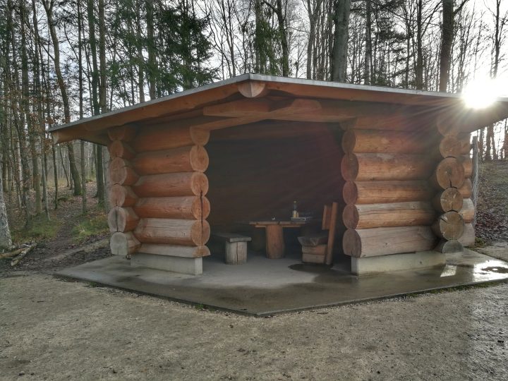 Waldhütte im Vogelsand