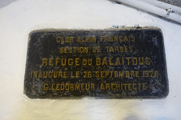 Refuge du balaitous ou le dormeur