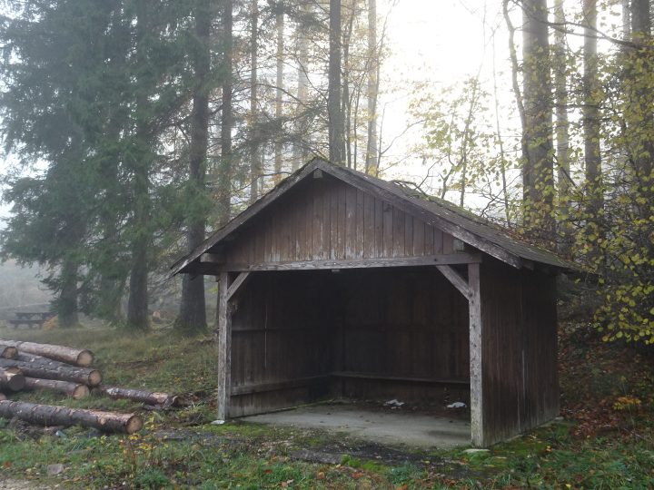 Abri vers la vierge du bois de Cudrette