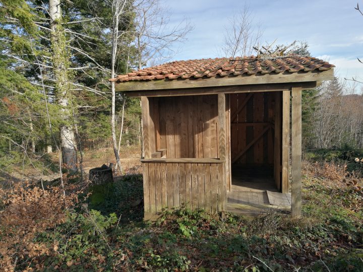 Cabane forestière Mont Lucelle