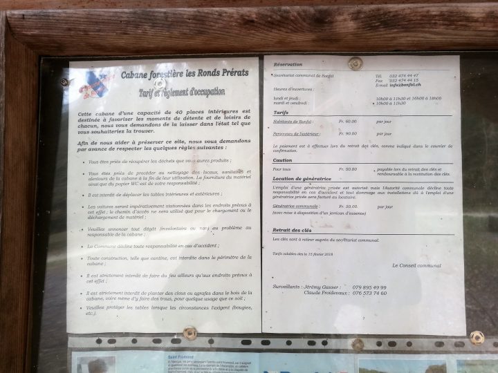 Cabane forestière les Ronds Prérats