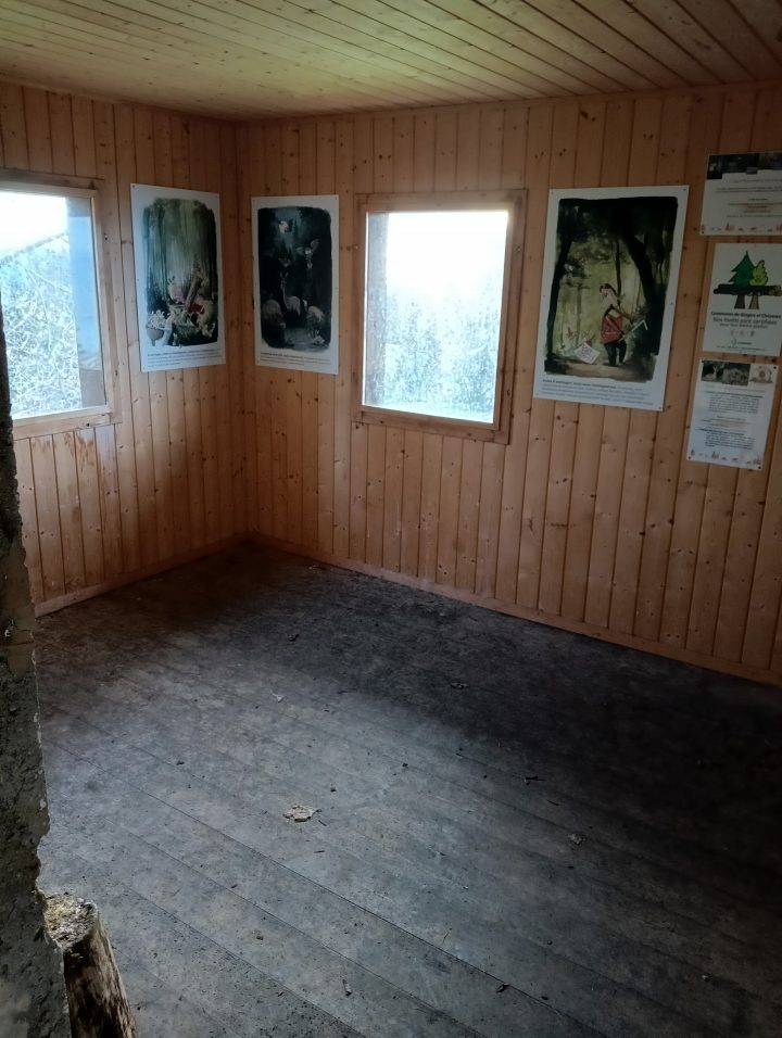 Arrivée de l'ancien télésiège