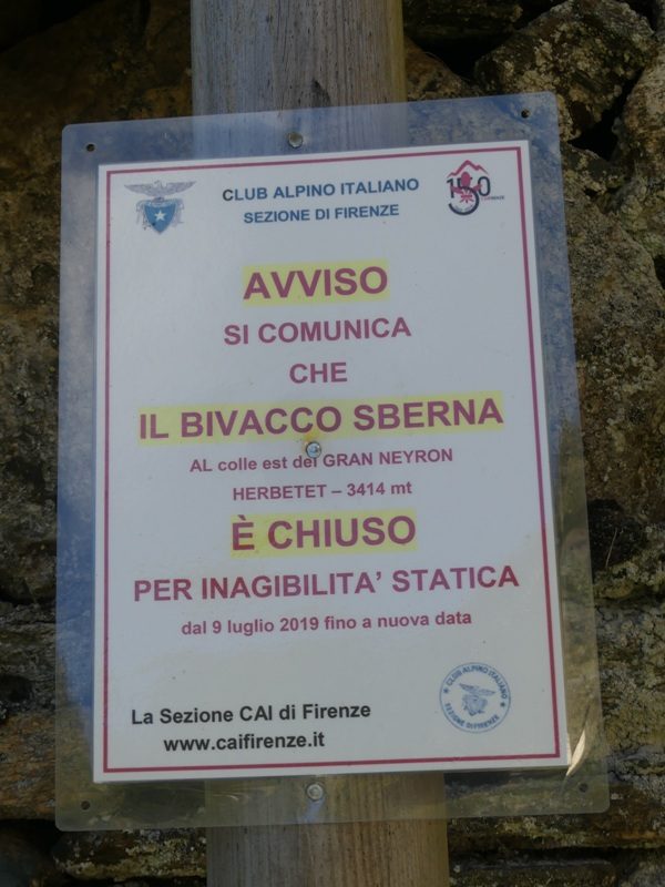Bivouac Sberna