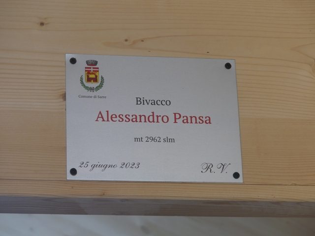 Bivouac Alessandro Pansa