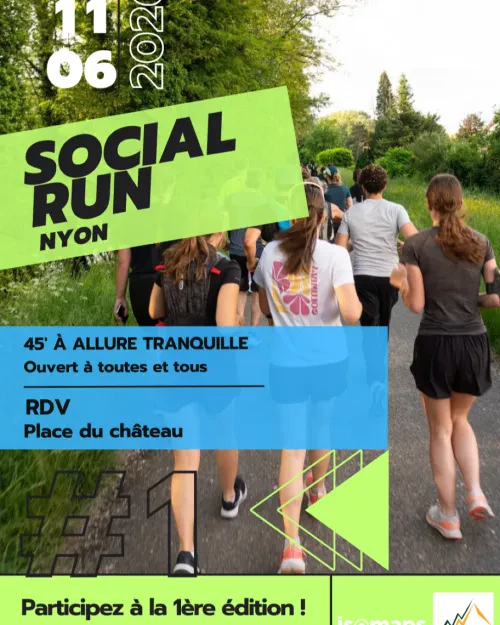 Social Run Nyon en partenariat avec Trail Nyon Academy